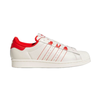 ADIDAS SUPERSTAR WHITE VIVID RED (ORIGINAL)